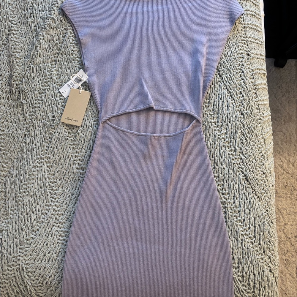 Wilfred Free Lilac Mini Dress
